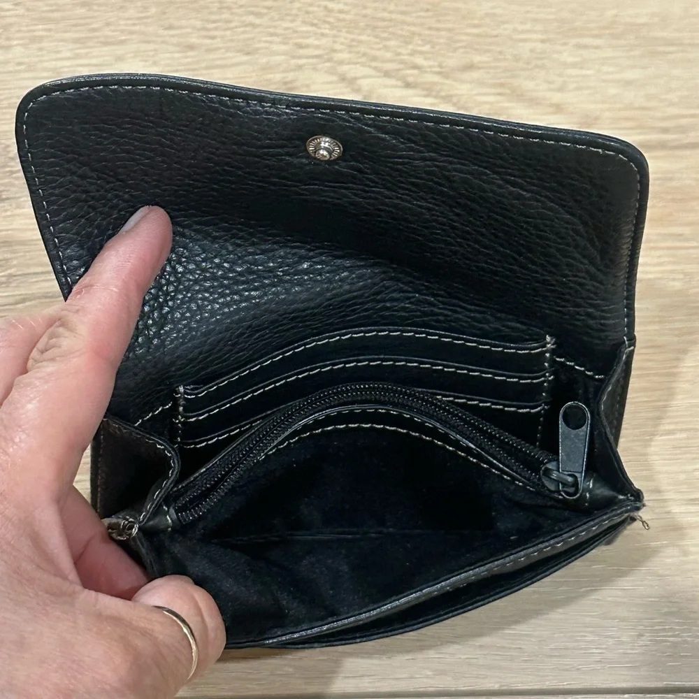 Tiagnanello Black Leather Wallet - Picture 5 of 6